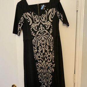 Nordstrom dress poly rayon spandex dress feels like a medium weight knit